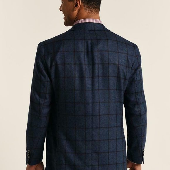 Peter Millar Plaid Soft Wool Blazer H11183 - Picture 8 of 10